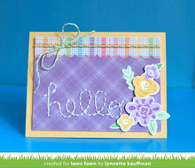 Load image into Gallery viewer, embroidered hello