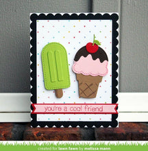 Load image into Gallery viewer, stitched scalloped rectangle frames