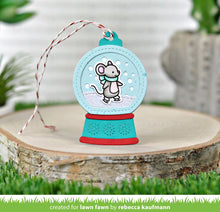 Load image into Gallery viewer, snow globe gift tag